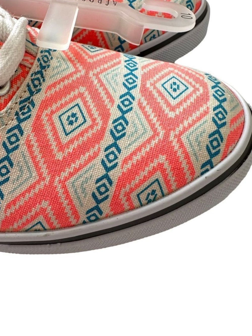 Aeropostale Neon Southwestern Tribal
Sneakers Boho Womens 10 NWT Blue Orange - Picture 6 of 8